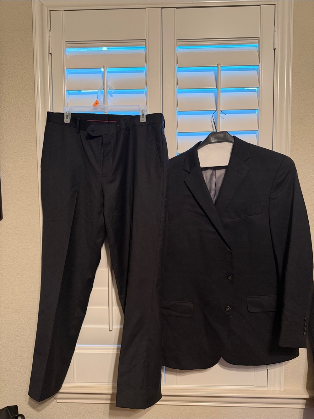 Classic Men's Black Two-Piece Suit - Jacket & Trousers